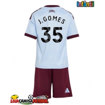 Camisa de Futebol Aston Villa Joao Gomes #35 Equipamento Alternativo Infantil 2026-27 Manga Curta (+ Calças curtas)